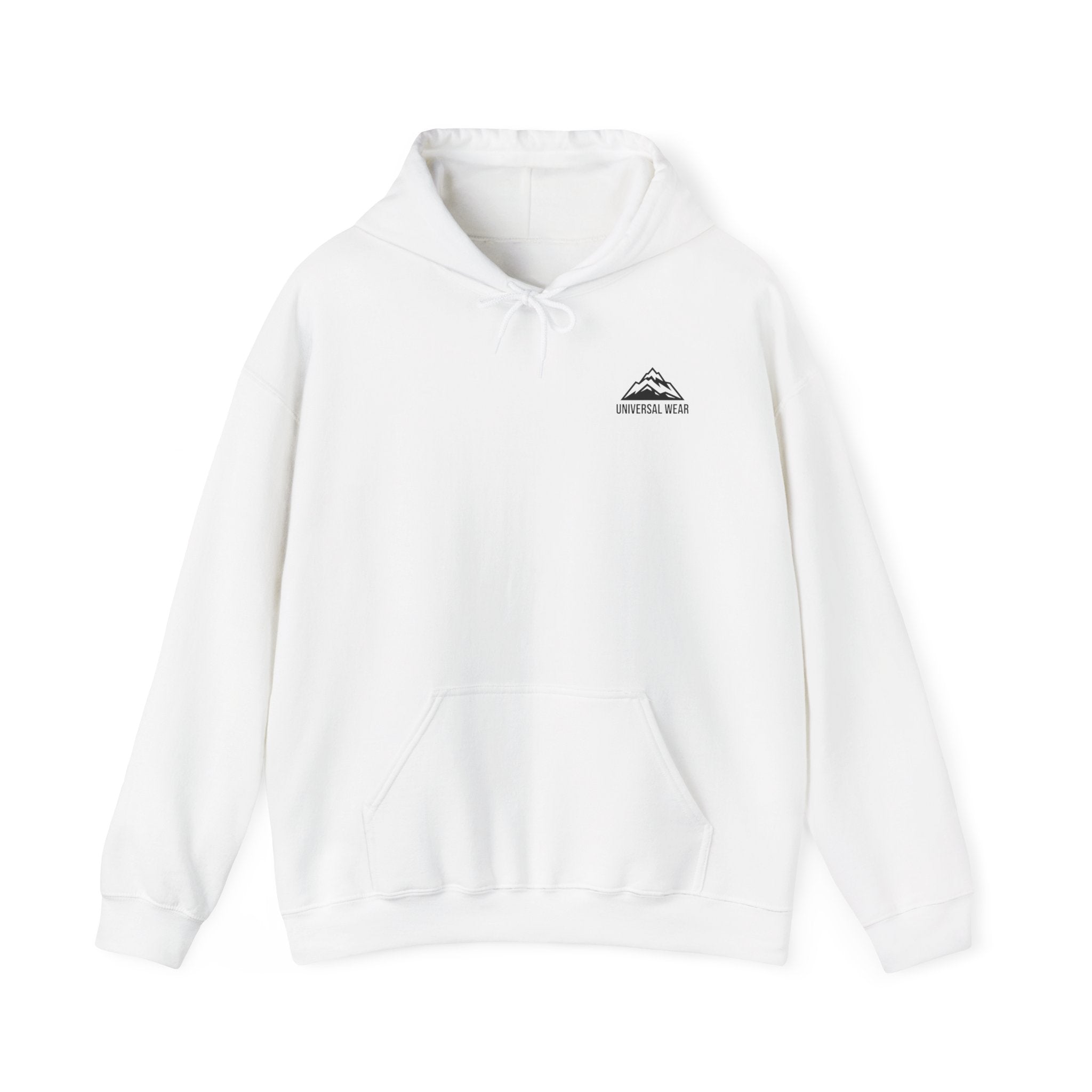 Universal Wear white and black hoodie