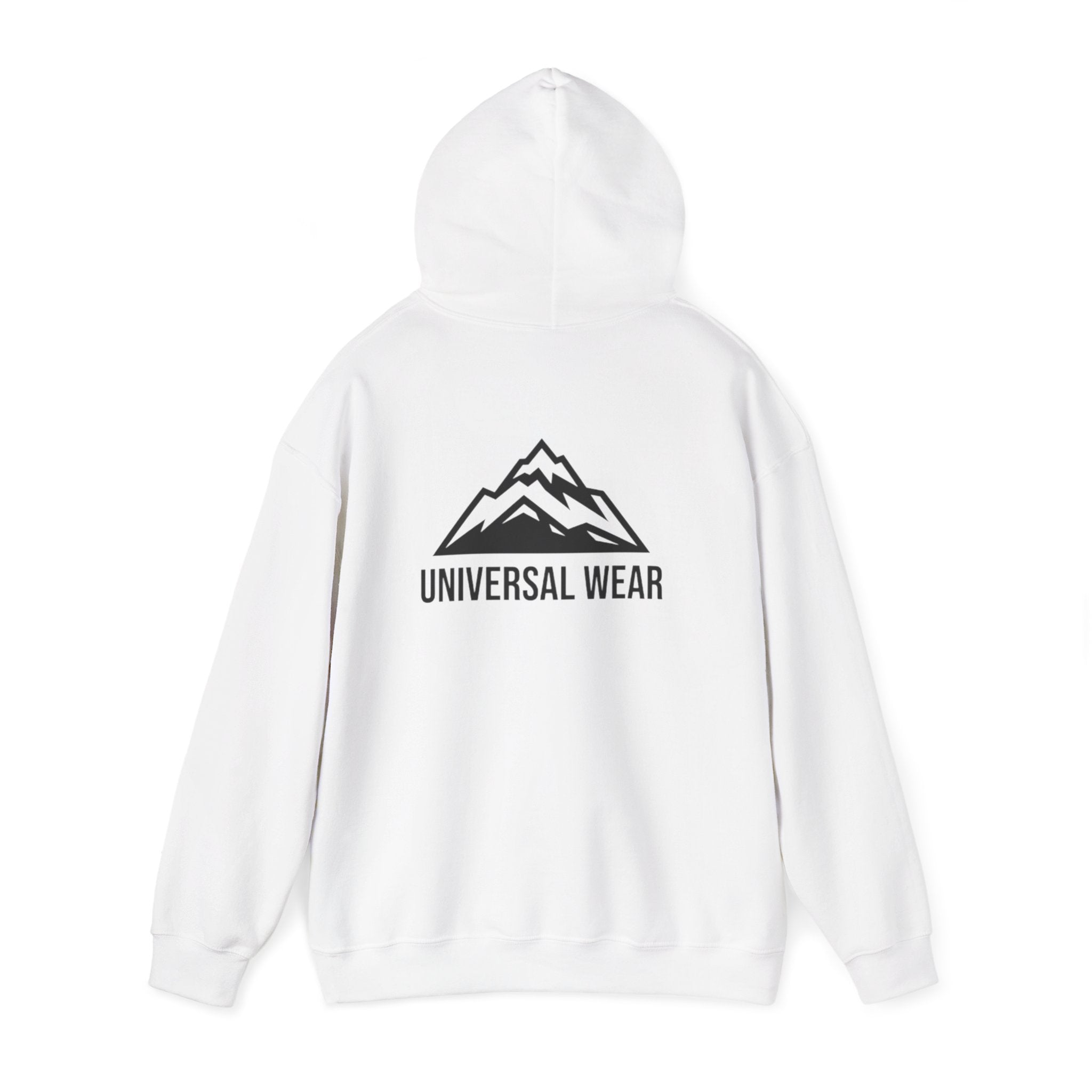 Universal Wear white and black hoodie
