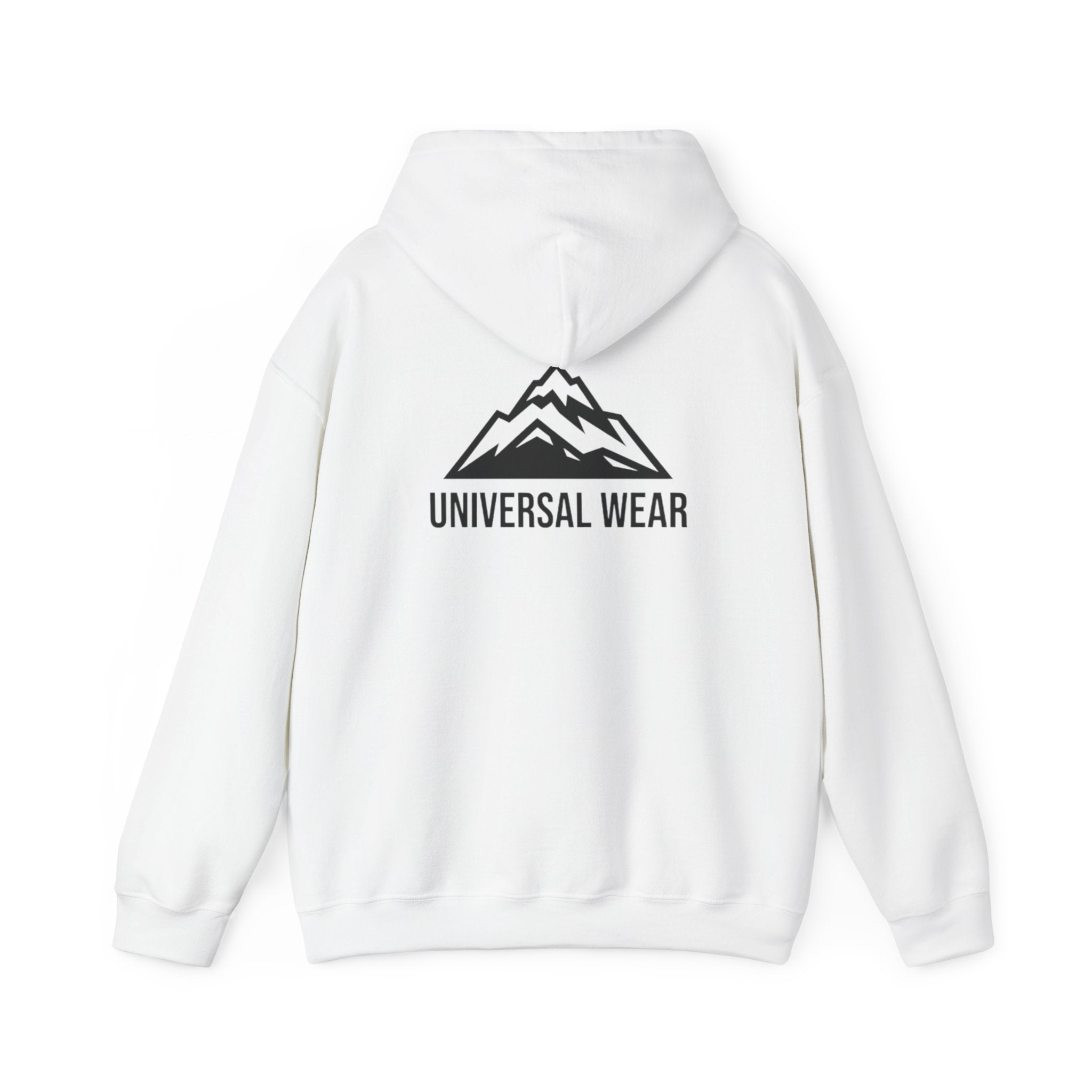 Universal Wear white and black hoodie