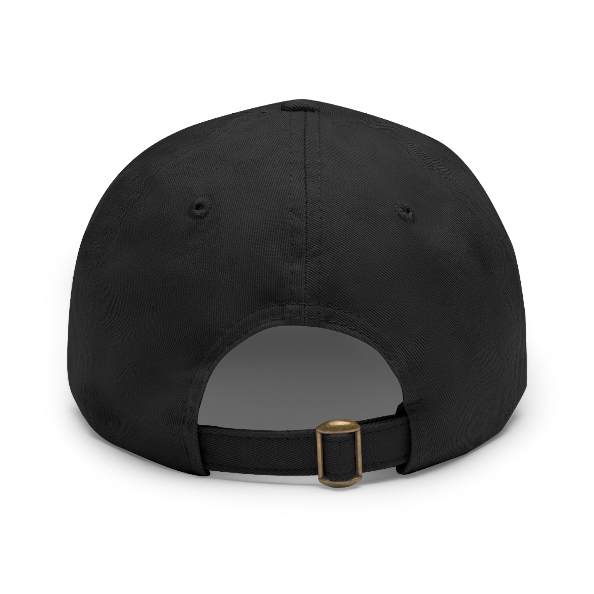 Universal Wear Leather Patch Hat — Mountain Logo Baseball Cap
